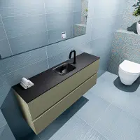 Mondiaz ada 120 cm toiletmeubel army. Lex wastafel urban midden 1 kraangat