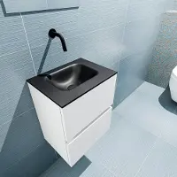 Mondiaz ADA 40cm toiletmeubel talc. LEX wastafel urban midden zonder kraangat
