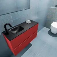 Mondiaz ada 80 cm toiletmeubel fire. Lex wastafel urban links 1 kraangat