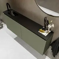 Mondiaz ture 120 cm toiletmeubel army. Eden wastafel urban links 1 kraangat