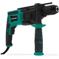 Vonroc PRO Klopboormachine 1100W - Ø13mm - 2 versnellingen – metalen snelspanboorkop – 3m rubberen kabel - Incl. diepte aanslag en extra handgreep