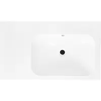 Best design Splash wastafel zonder kraangat 80cm