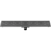 Best design Moya douchegoot met flens 90cm verouderd ijzer