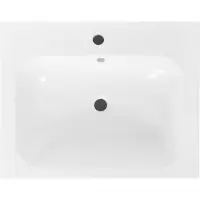 Best design Splash wastafel met kraangat en overloop 60cm