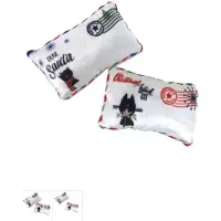 Croci Kerstkaart Speelkussen | met catnip