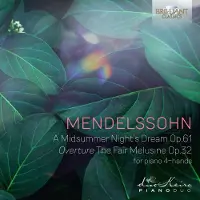 Ginza.se DuoKeira Piano Duo - Mendelssohn: A Midsummer Night'S Dream Op.61 Overture The Fair Melusine Op.32 (For Piano 4-Hands) (CD)