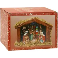 Generic Kerststal Figuren Verlicht - Kerstbeeldjes voor Kerststal - Set van 6 stuks