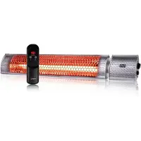 Alpina infrarood terrasverwarmer (2000W, ruimtes tot 18m², wit)