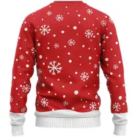JAP Christmas JAP Foute kersttrui - Rudolf het rendier - Kerstcadeau - Dames en heren - Kerst - XL - Rood