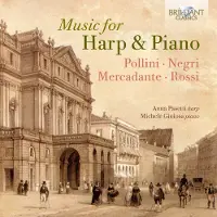 Brilliant Classics Anna Pasetti, Michele Gioiosa - Music For Harp And Piano: Pollini, Negri, Mercadan (CD)