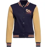 King Kerosin Queen Kerosin Wonder Woman College Jas Beige & Blauw - XXL