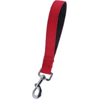 Nobleza Honden korthouder - Lengte 25 cm - Korte hondenriem - Uitlaatriem kort - Rood