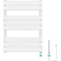 Guido Gusto Elektrische designradiator Ella 80x60cm mat wit 500W