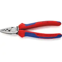 Knipex 97 72 180 Krimptang Adereindhulzen 0.25 tot 16 mm²