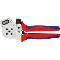 Knipex 97 52 65 DG Perstang Gedraaide contacten 0.14 tot 6 mm² Incl. kunststof koffer, Incl. positioneerhulp