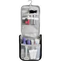 Ivol Hangende toilettas zwart 23 x 21 x 10 cm