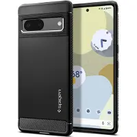 Spigen Rugged Armor Pixel 7 hoesje zwart