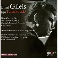 Pias Emil Gilels, The Czech Philharmonic Orchestra, Karel Ancerl, Russian State Symphony Orchestra, Kiril Kondrashin - Emil Gilels Plays Tchaikovsky (CD)