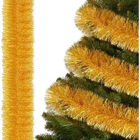 Springos Kerstslinger Guirlande 6 m Goud