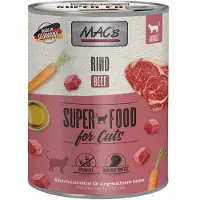 Mac'S 6x800g Eend, Konijn & Rund Kattenvoer