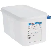 ARAVEN Voedseldoos Araven GN 1/3 met deksel 6 liter 4 stuks