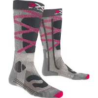 X-socks Skisok Women Ski Control 4.0 W Grey Charcoal-Schoenmaat 35 - 36