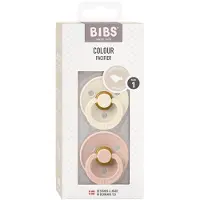 BIBS Fopspeen Anatomical Ivory/Blush 0-6mnd 2st
