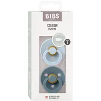 BIBS 1 Symmetric Duo Baby Blue/Petrol 2 St Fopspeen