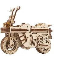 Ugears Houten 3D Model - Opvouwbare Scooter