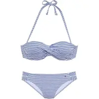 s.Oliver Bikini kobaltblauw / wit