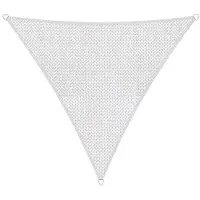 Brandplaza Schaduwdoek Sunfighters triangle | Brandplaza kunststof wit 600x600 cm zonneschermen | NADUVI