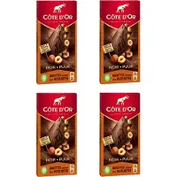 Côte d'Or - chocoladetablet - puur hele noten - 180g x 4