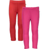 Blue Seven - 2pack - Leggings - Biologische Katoen - Rood - Roze - Maat 122