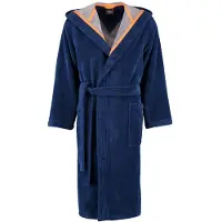 Cawö Badjas 831 Capuchon Men Blauw-46 / 48