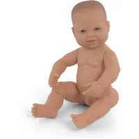 Miniland Baby jongenspop - Levensechte pop voor kinderen vanaf 0,5 jaar