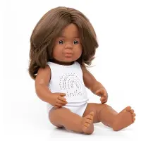 Miniland Girl Baby Doll 38 Cm Wit Kinderen