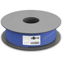 Goobay U/UTP CAT6a 10 Gigabit netwerkkabel met vaste aders - AWG23 - LSZH / blauw - 100 meter