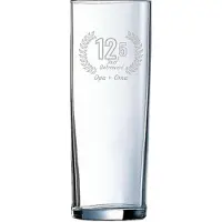 Arcoroc Gegraveerde Longdrinkglas 31cl Opa + Oma 12,5 jaar getrouwd