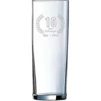 Arcoroc Gegraveerde Longdrinkglas 31cl Opa + Oma 10 jaar getrouwd