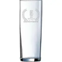 Arcoroc Gegraveerde Longdrinkglas 31cl Gefeliciteerd 5 jaar getrouwd