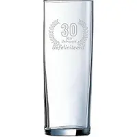 Arcoroc Gegraveerde Longdrinkglas 31cl Gefeliciteerd 30 jaar getrouwd