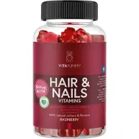 VitaYummy Hair & Nails Vitamins Raspberry (U) 60 stk.