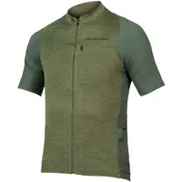 Endura GV500 Reiver Short Sleeve Jersey Olive Green