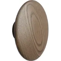 Muuto Dots Wood Coat Hooks Stained Dark Brown | Ø 13 cm
