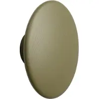 Muuto Dots Wood Coat Hooks Brown Green | Ø 13 cm