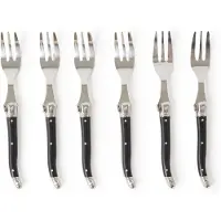 Laguiole Taartvorkje Premium Line Zwart (6-Delig)