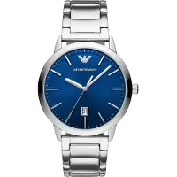 Giorgio Armani Herenhorloge analoog quartz One Size Blauw 32017145