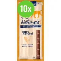 Vitakraft Vita Naturals Dog Stick Kip - hondensnack - 2 stuks - 10 verpakkingen