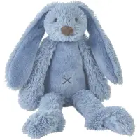 Happy horse Konijn Richie Knuffel 38cm - Donkerblauw - Baby knuffel
