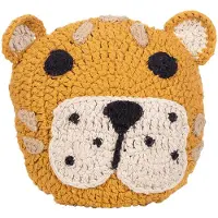 KidsDepot Sierkussen Animal Luipaard (38 x 38 cm)